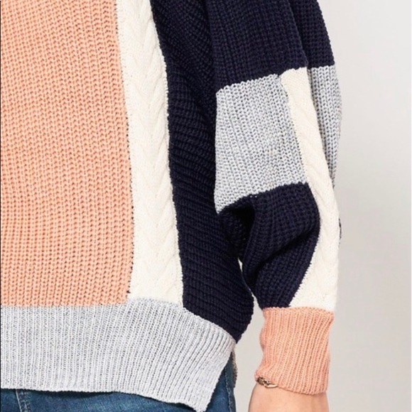 Accepting Offers🌷Colorblock Dolman Sleeve Sweater - Picture 8 of 8